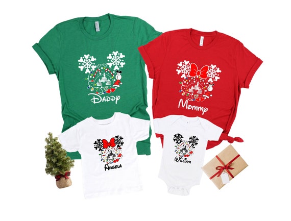 Disney Family Christmas T-shirt, Disney Family Shirt, Christmas Family T-shirt, Matching Christmas Family Shirt, Family Disney Christmas Tee