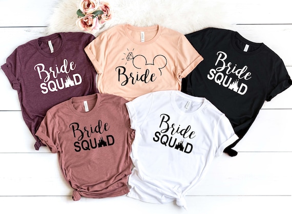 Disney Bachelorette Shirt, Disney Bride Shirt, Bachelorette Party Shirt, Disney Bridesmaid, Disney Bride Squad, Disney Bridal Party Shirts