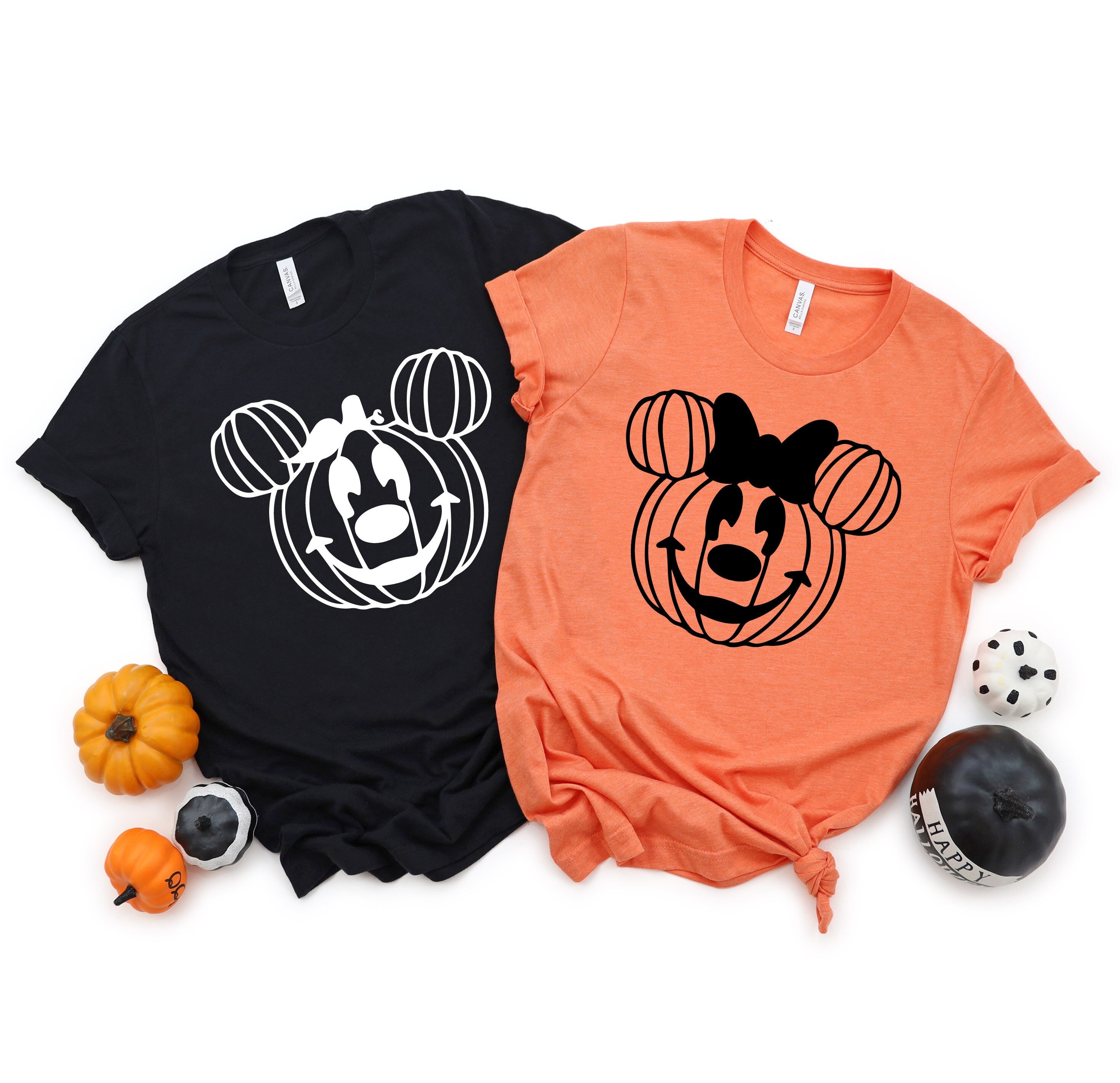 Disney Halloween Shirts-Disney Halloween Family Shirts-Disney Family Shirts-Disney Shirts-Disney Pumpkin Shirts-Halloween Mickey Minnie