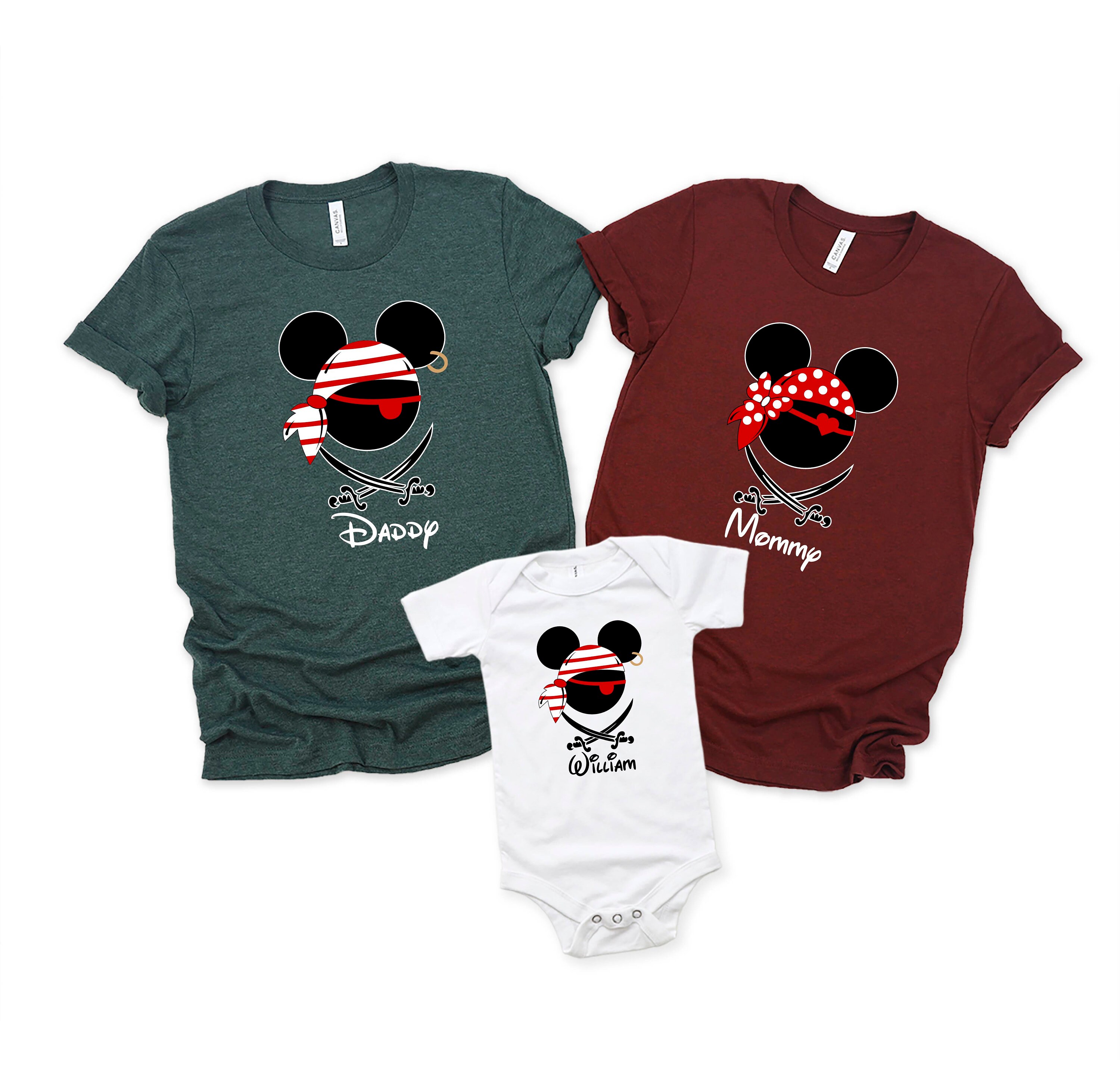 Discover Disney Pirate Family Shirts