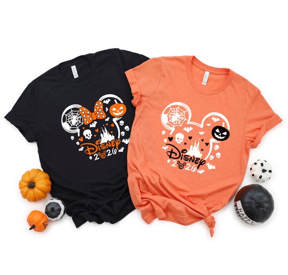 Disney Halloween 2026 Family Matching Shirts, Disney Family Halloween Shirts, Mickey Minnie Shirt, Halloween Family Shirt, Spooky Disney