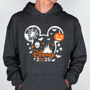 Disney Halloween 2025 Family Matching Sweatshirts, Mickey Minnie Spooky Sweatshirt, Disney Halloween Vacation Crew Neck image 5