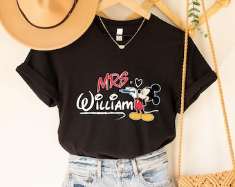 Personalized Name Disney Teacher Shirt, Custom Teacher Back To School Shirt, Mickey Teacher School Shirt, Disney Teacher Appreciation Gift