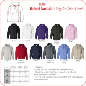 Gildan hooded sweatshirt models, available in many colors including black, white, red, green, purple and pink colors, classic fit, tear away label, double-needle stitcing at shoulders, armholes, neck, waistband and cuffs.