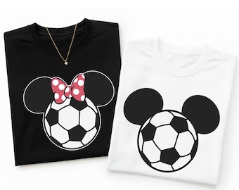 Mouse Ears Soccer Shirt, Magic Football Fan Tee, Disney Minnie Mickey Mouse Gameday Outfit, Personalized Soccer Tee
