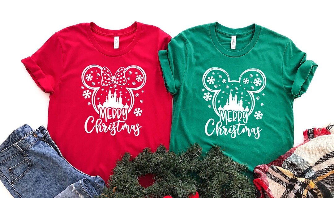 Disney Christmas Shirt, Family Disney Christmas Shirt, Disney Matching ...