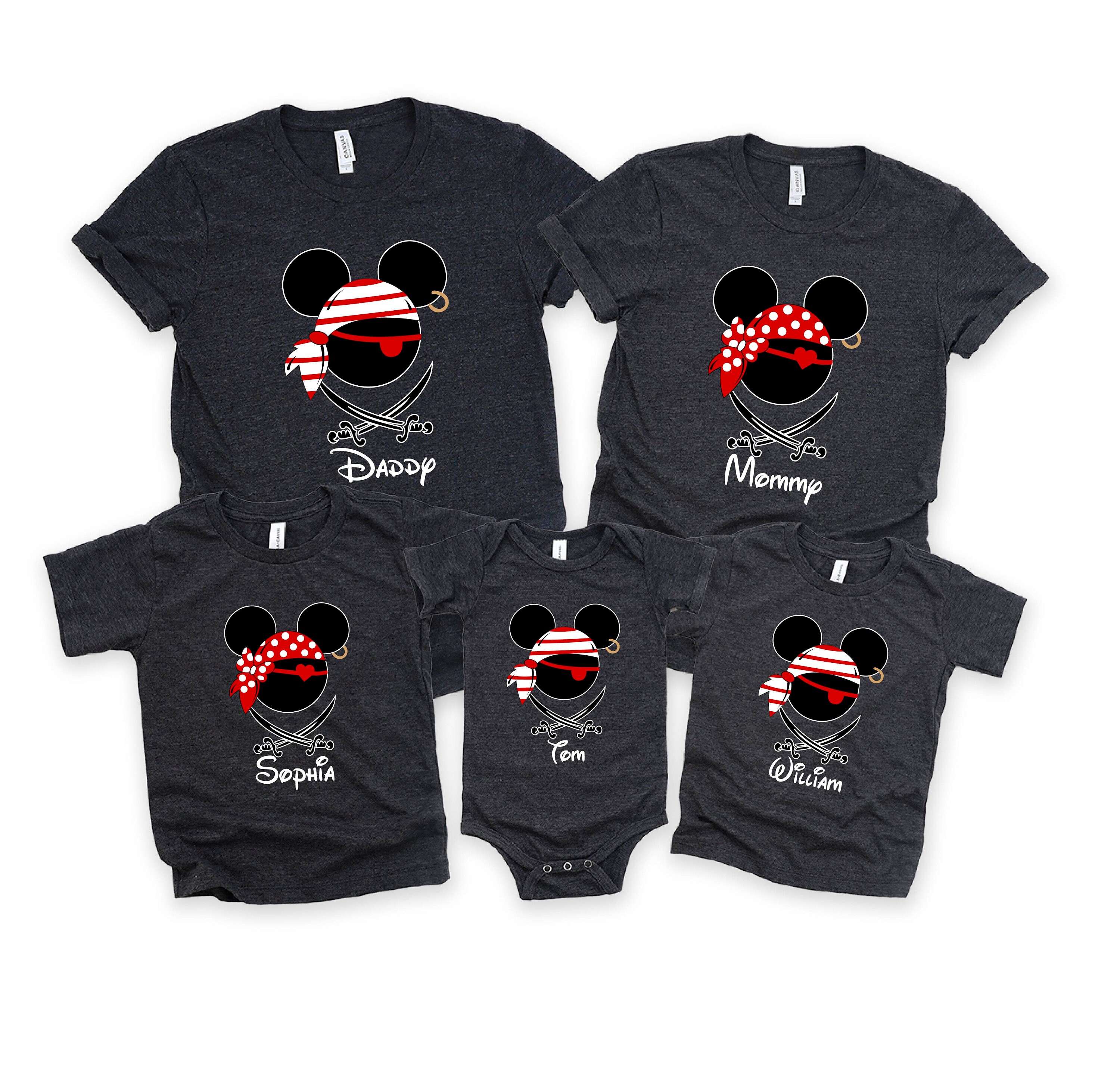 Discover Disney Pirate Family Shirts