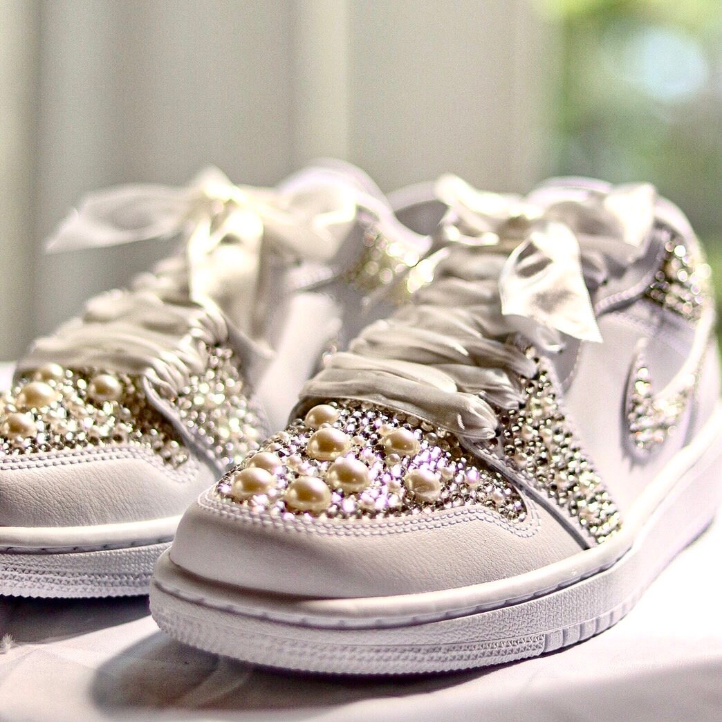 Jordan 1 Bride LV  Swag shoes, Trending womens shoes, Custom nike shoes