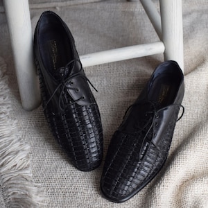 1980s Weaved Shoes - Etsy