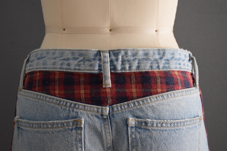 Free People Patchwork Nieten Schlagjeans | Wir die Free Mixed Patch mit Nieten | Leichte Waschung | Neu mit Tags | Nr. 25 | Nr. 24 | S Bild 12