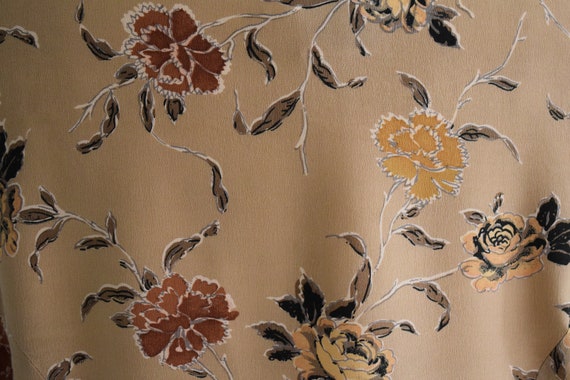 Vintage 1980s Floral Silk Blouse | Carnations Ros… - image 9