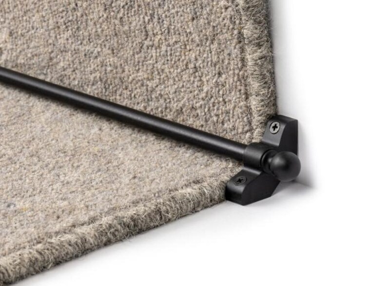 Black Stair Rods 70cm 89cm 120cm Widths Etsy