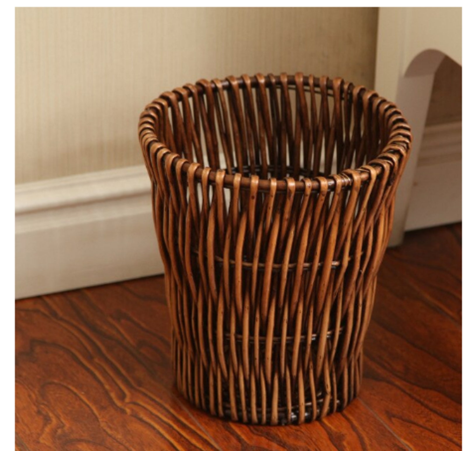 Papelera de reciclaje hecha a mano puede madera basura del | Etsy