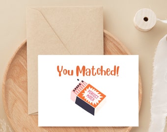Residency Match Day Card - Congratulations Future Doctor Gift