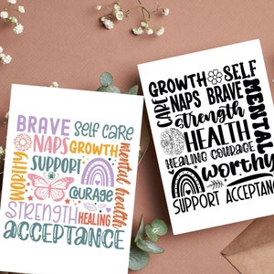 Tarjeta de afirmaciones positivas para estudiantes de posgrado - Tarjeta de realidad de la escuela de posgrado para estudiantes universitarios de medicina - Regalo para estudiantes de medicina y enfermería