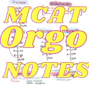 17 pg MCAT Organic Chemistry Notes