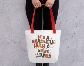 Save Lives Tote Bag – Gift for Medical Students