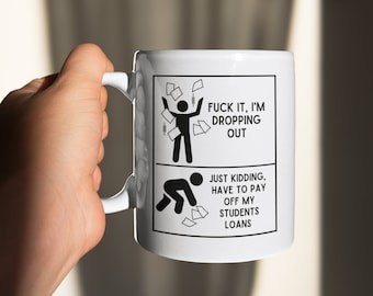 Caneca com meme da faculdade de medicina – Presente engraçado para formatura de médico