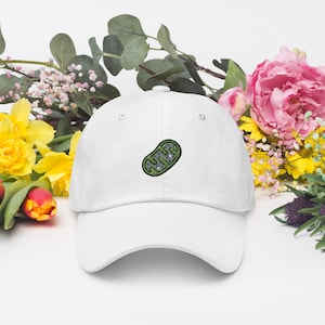 Mitochondria Embroidered Unisex Hat - Biochemistry Hat Gift - New Doctor Gift Biochemist Gift Medical Student Gift PHD Graduate Gift