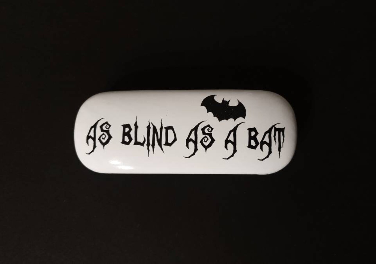 Gothic As Blind as a Bat Glasses Case Etsy