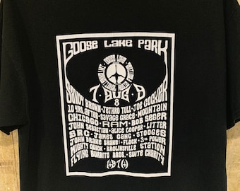 1970's Authentic Goose Lake Festival Poster - Etsy