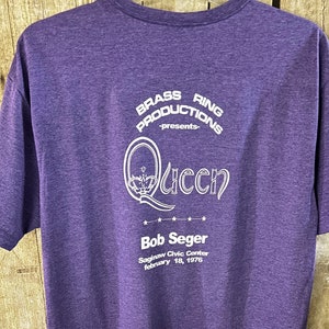 Queen/Bob Seger 1976 Saginaw Michigan XL
