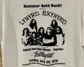 Lynyrd Skynyrd 1976 concert shirt XL