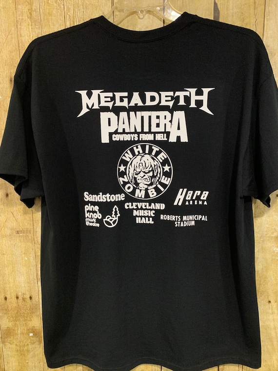 Megadeth Pantera White Zombie 1993 IATSE XL - Etsy