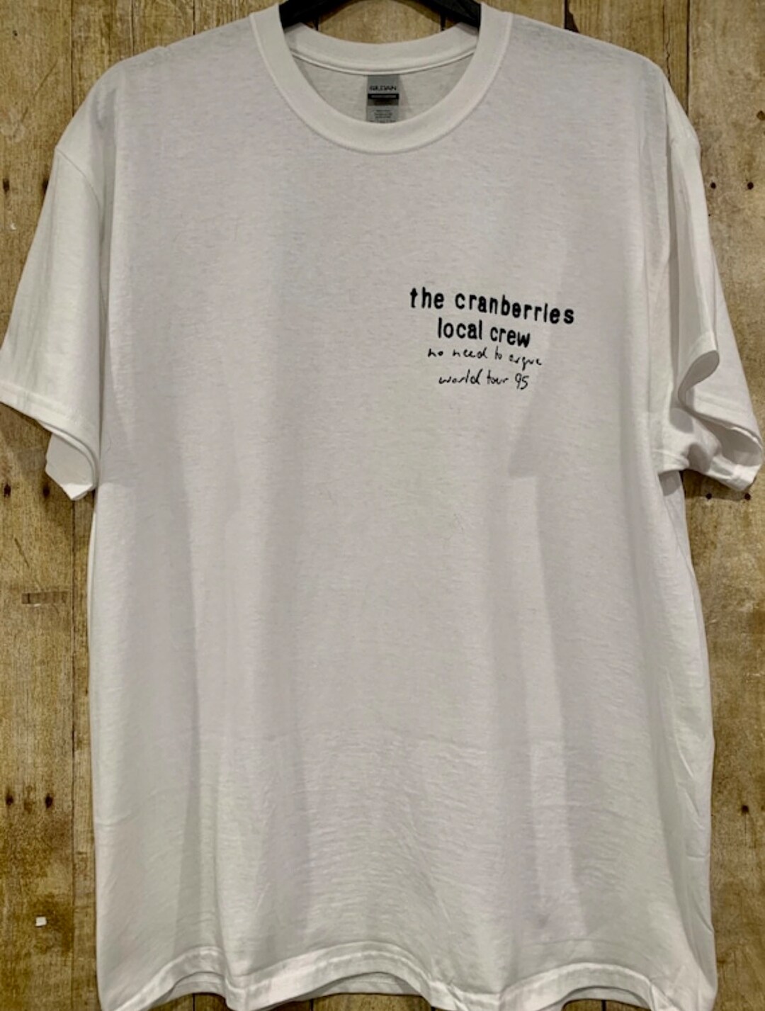 The Cranberries 1995 Tour Crew Shirt XL Etsy Canada