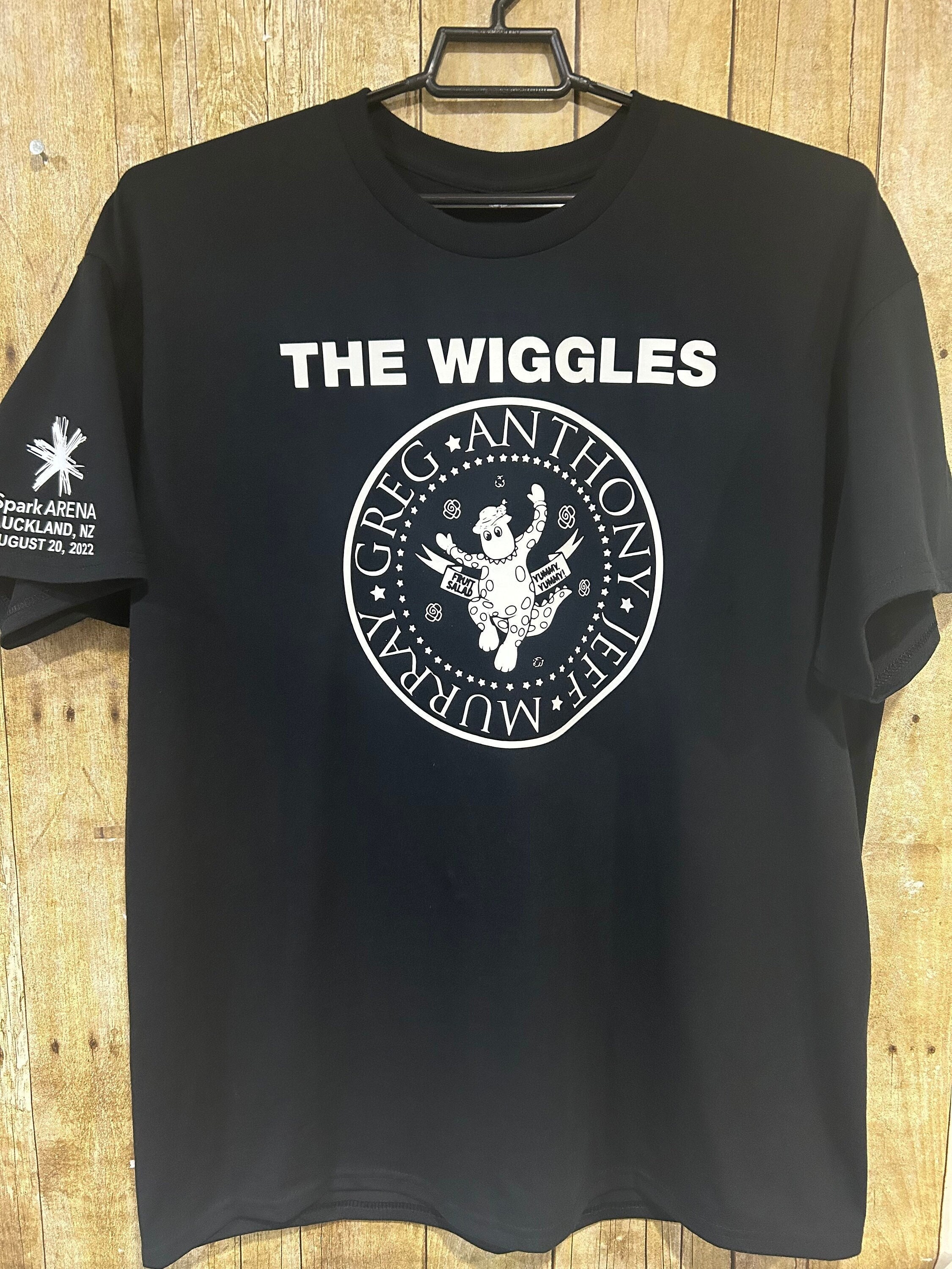 Black wiggles t shirt hotsell