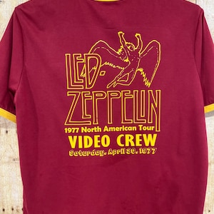 Led Zeppelin 1977 tour XL