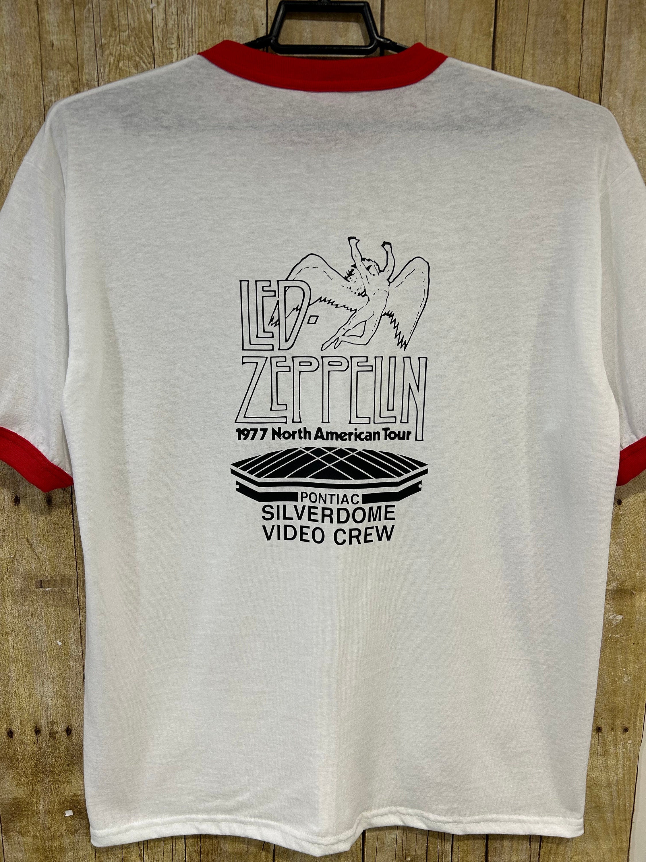 Led Zeppelin 1977 Pontiac Silverdome Crew Shirt XL - Etsy