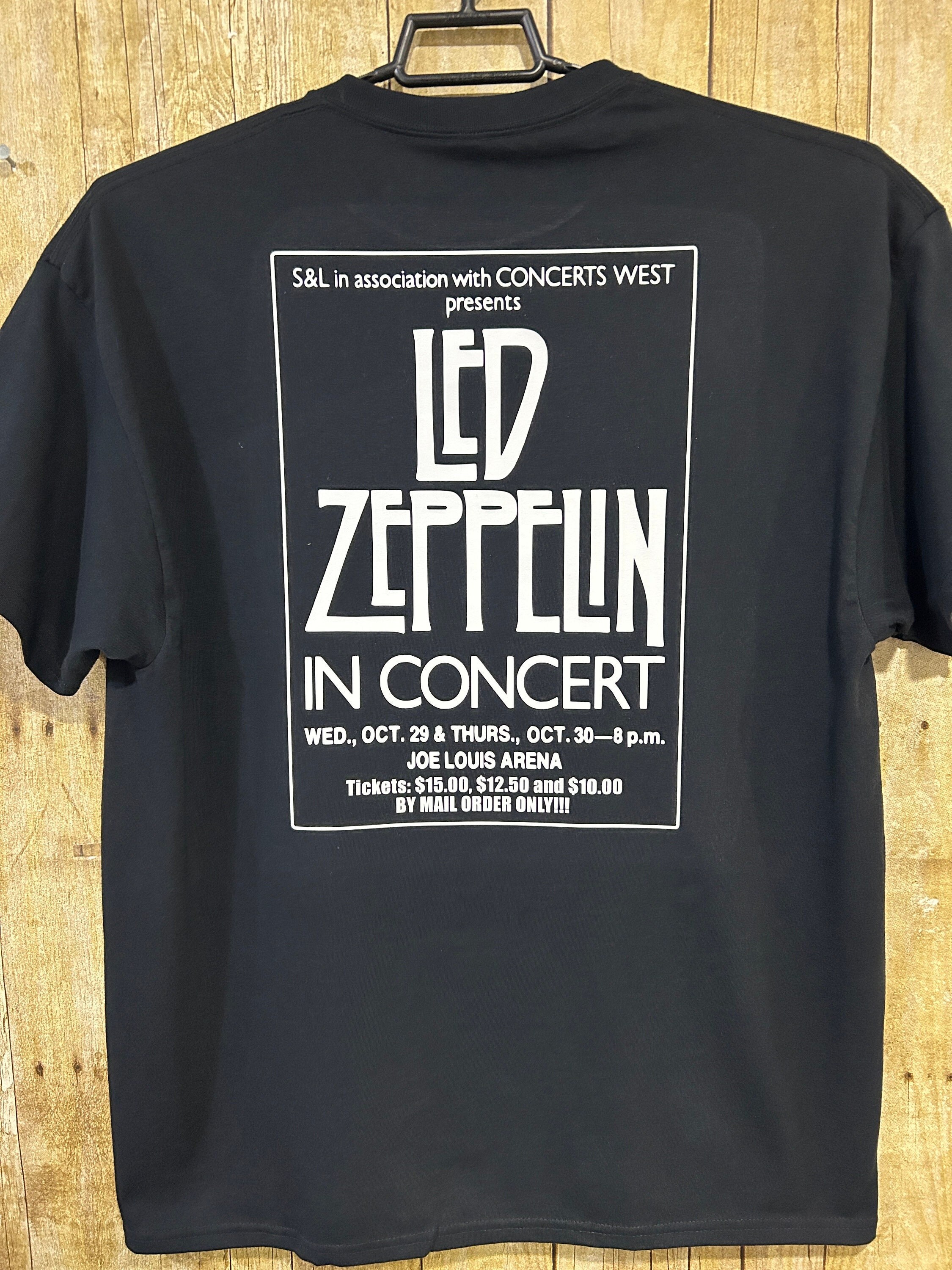 Led Zeppelin the 1980's Part One Detroit Concert XL - Etsy