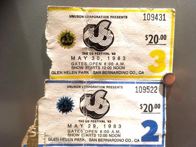 Missing Persons 1983 Us Festival Xl Etsy