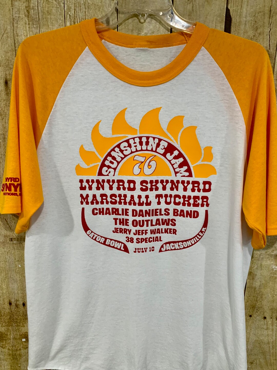 Sunshine Jam 76 Lynyrd Skynyrd Jimmy Carter Benefit XL Etsy