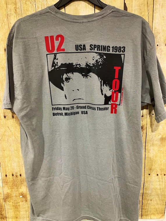 U2 1983 War Tour Concert Shirt XL - Etsy
