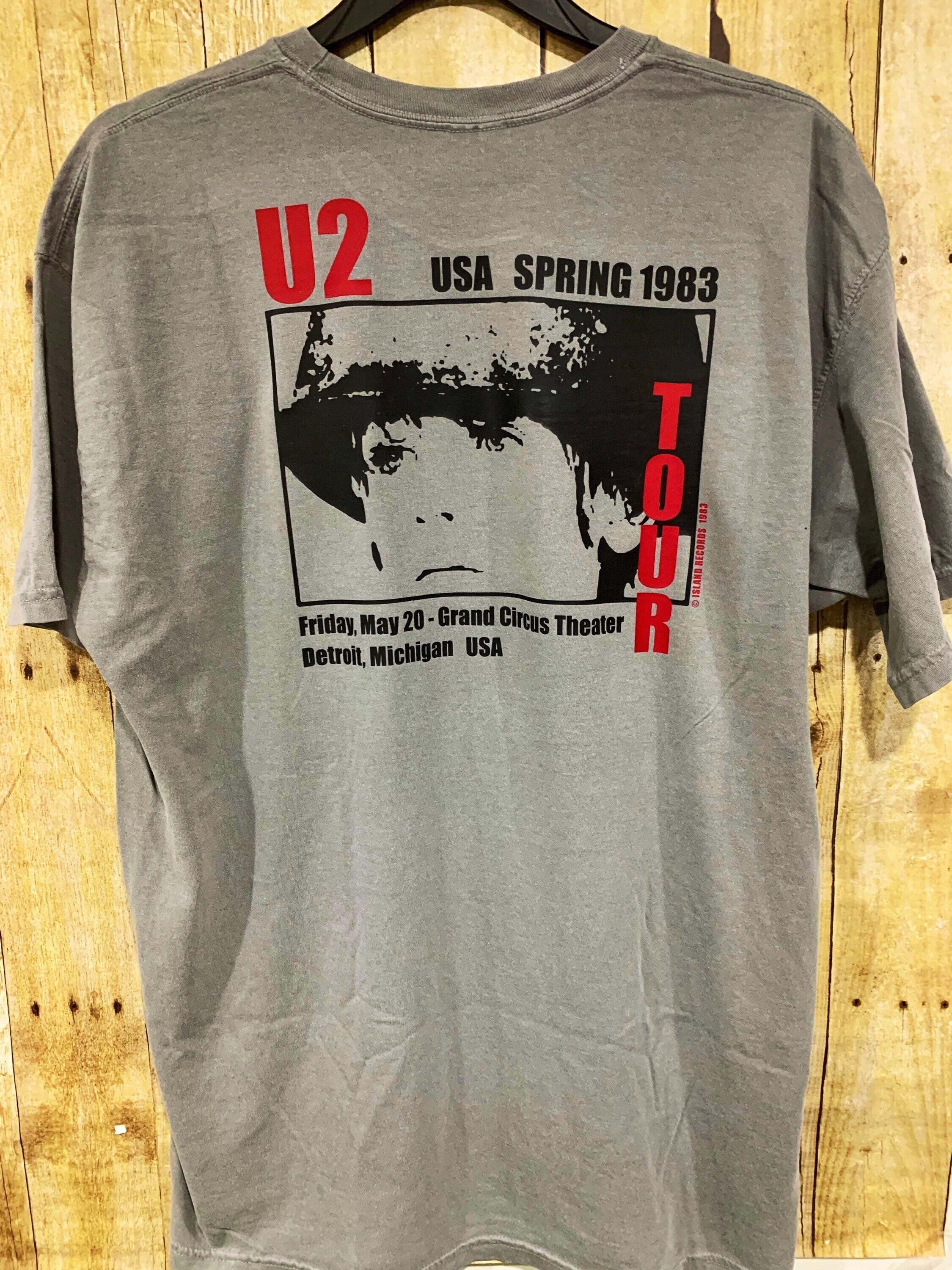 U2 1983 War Tour Concert Shirt XL Etsy