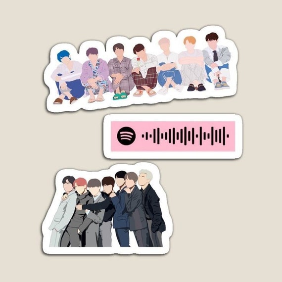 BTS sticker set Etsy