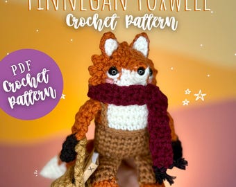 Finnegan Foxwell the Woodland Buddy PDF Crochet Pattern - Crochet Fox Pattern