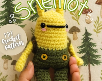 Snelliot the Backyard Buddy PDF Crochet Pattern - Crochet Snail Pattern