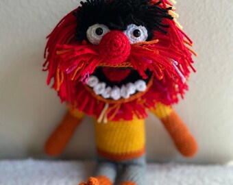 Crochet Animal Muppet Plush