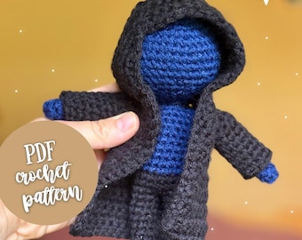 Crochet Doll & Cloak PDF Pattern