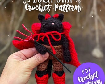 Lucifurr the Spooky Buddy - Crochet Devil Cat Pattern