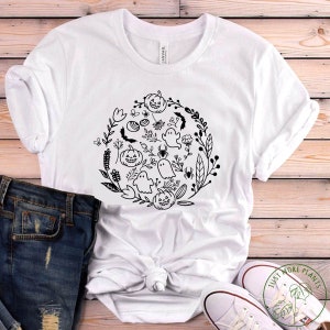 Flower Shirt, Happy Halloween, Wildflower Shirt, Flower Gift, Floral Design, Cute Flower, Flower Lover Gift