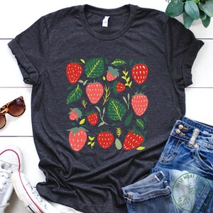 Garden Shirt, Strawberry Lover Shirt, Garden Gift, Gardening Gift, Garden Lover, Garden Lover Gift, Gardening Lover, Gardener Gift Idea