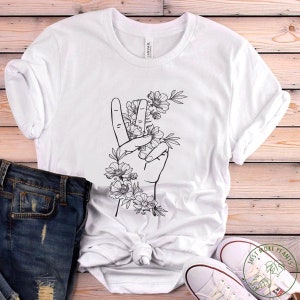 Flower Shirt, I Love Flower Shirt, Wildflower Shirt, Flower Gift, Floral Design, Cute Flower, Flower Lover Gift