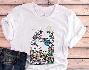 Camisa de jardín, la jardinería me hace sentir viva camisa, regalo de jardín, regalo de jardinería, amante del jardín, regalo amante del jardín, amante de la jardinería