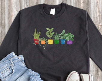 Plant Sweatshirt, Plant Lover Sweatshirt, Plant Gift, Plant Lover, Plant Lover Gift, Plant Mom, Plant Mom Gift, Gift For Planter