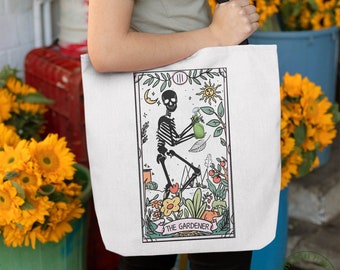 Plant Tote Bag, The Gardener Tote Bag, Plant Gift, Plant Lover, Plant Lover Gift, Plant Mom, Plant Mom Gift, Gift For Planter