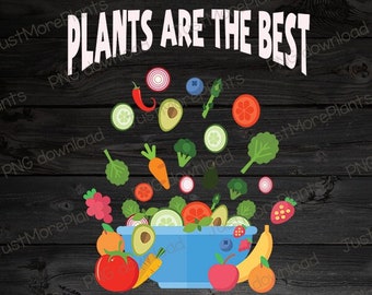 Vegan PNG, Plants Are The Best Medicine PNG, Vegan Gift, Vegan Gift For Women, Vegan Birthday Gift, Funny Vegan, Vegetarian Gift